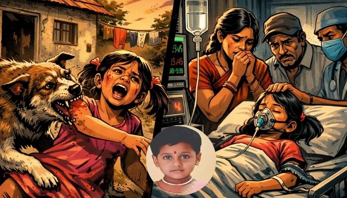 Five year old succumbs to rabies following stray dog attack in Diva, raising treatment concerns