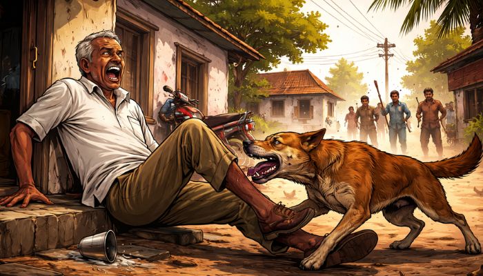Rabid dog attack in Daruniya village leaves residents injured and fearful