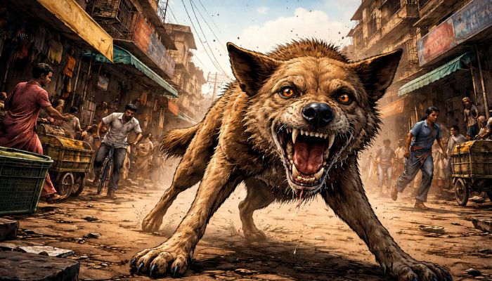 Rabid dog attack in Kargahar market creates panic as injured rushed to hospital