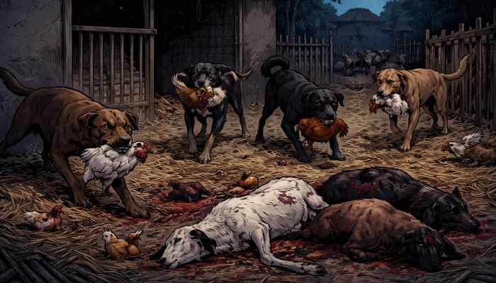 Stray dog attacks livestock in Erode village as goats killed inside farm shed