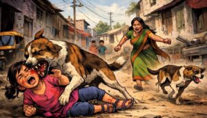 Two year old girl injured after stray dog attack in Ahilyanagar