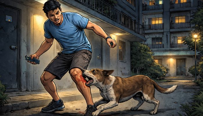 Vasai-Virar resident receives anti-rabies treatment after stray dog bite during night walk